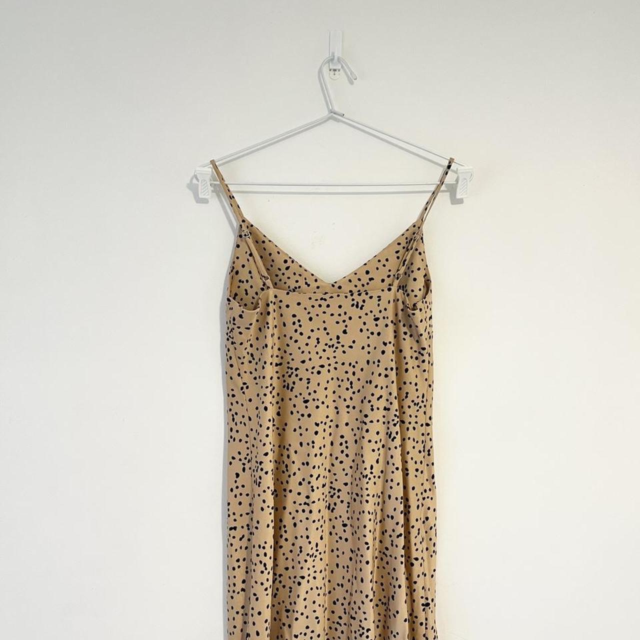 Dotti Women's Tan and Orange Dress Depop