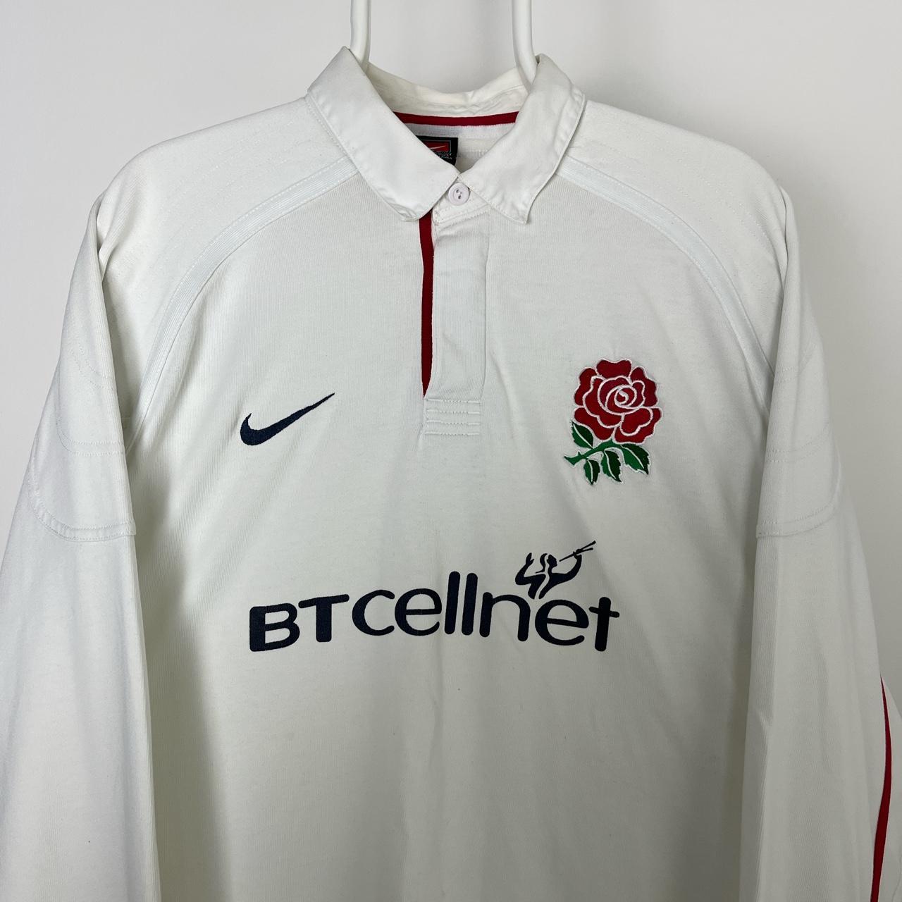 1999-01 England Nike Rugby Home Shirt Size XL.... - Depop