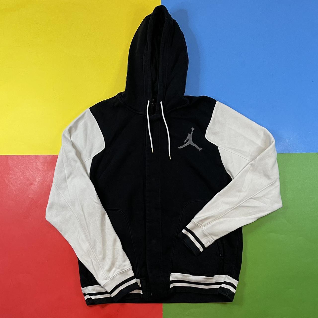 hoodie with jordan shoes on it