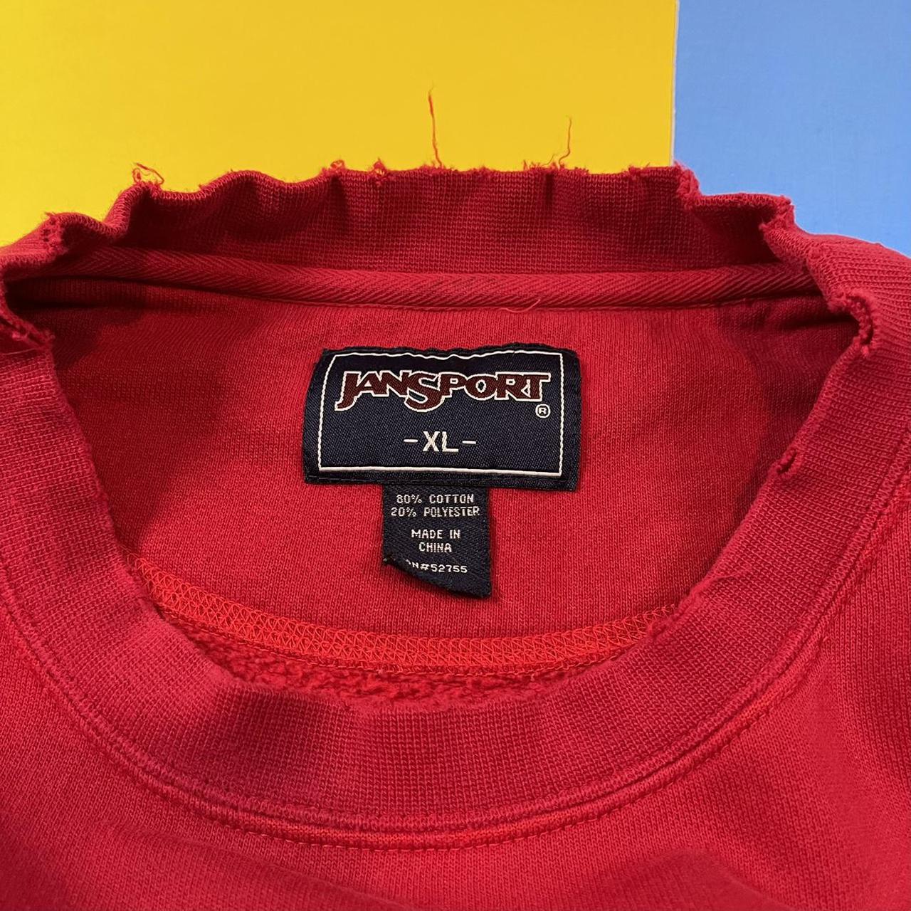 Vintage distressed Cabela’s sweatshirt. Dark red... - Depop