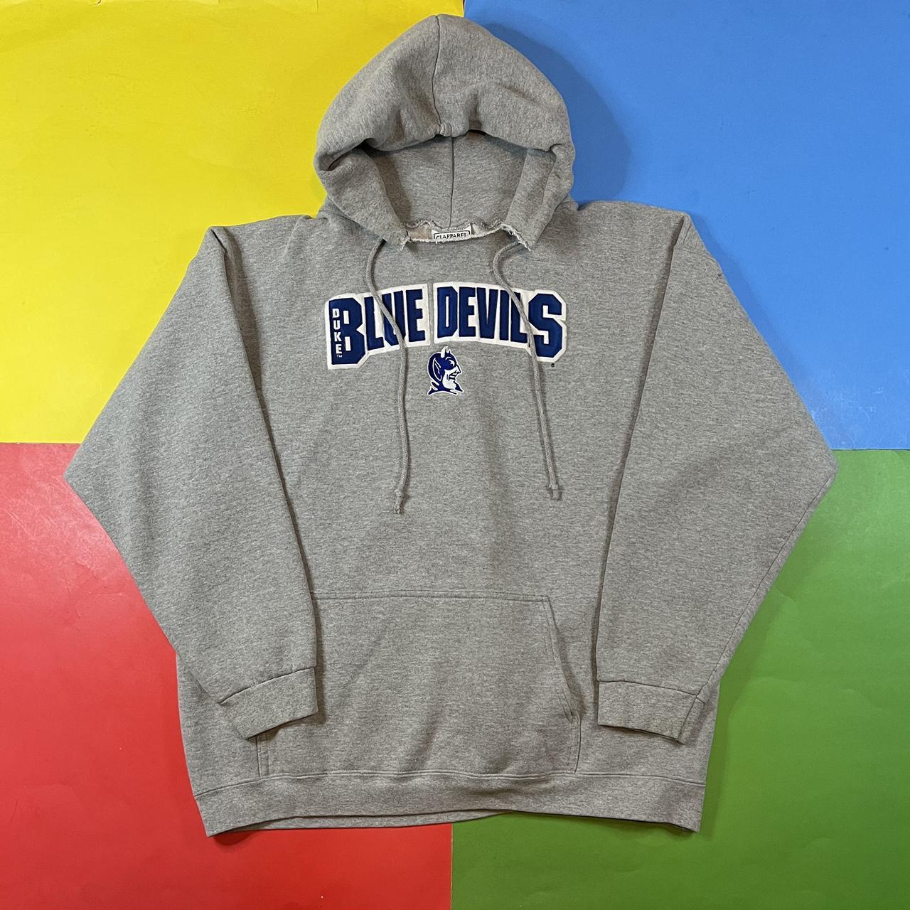 Vintage Duke hoodie. Late 90’s/ early 00’s Duke Blue... - Depop