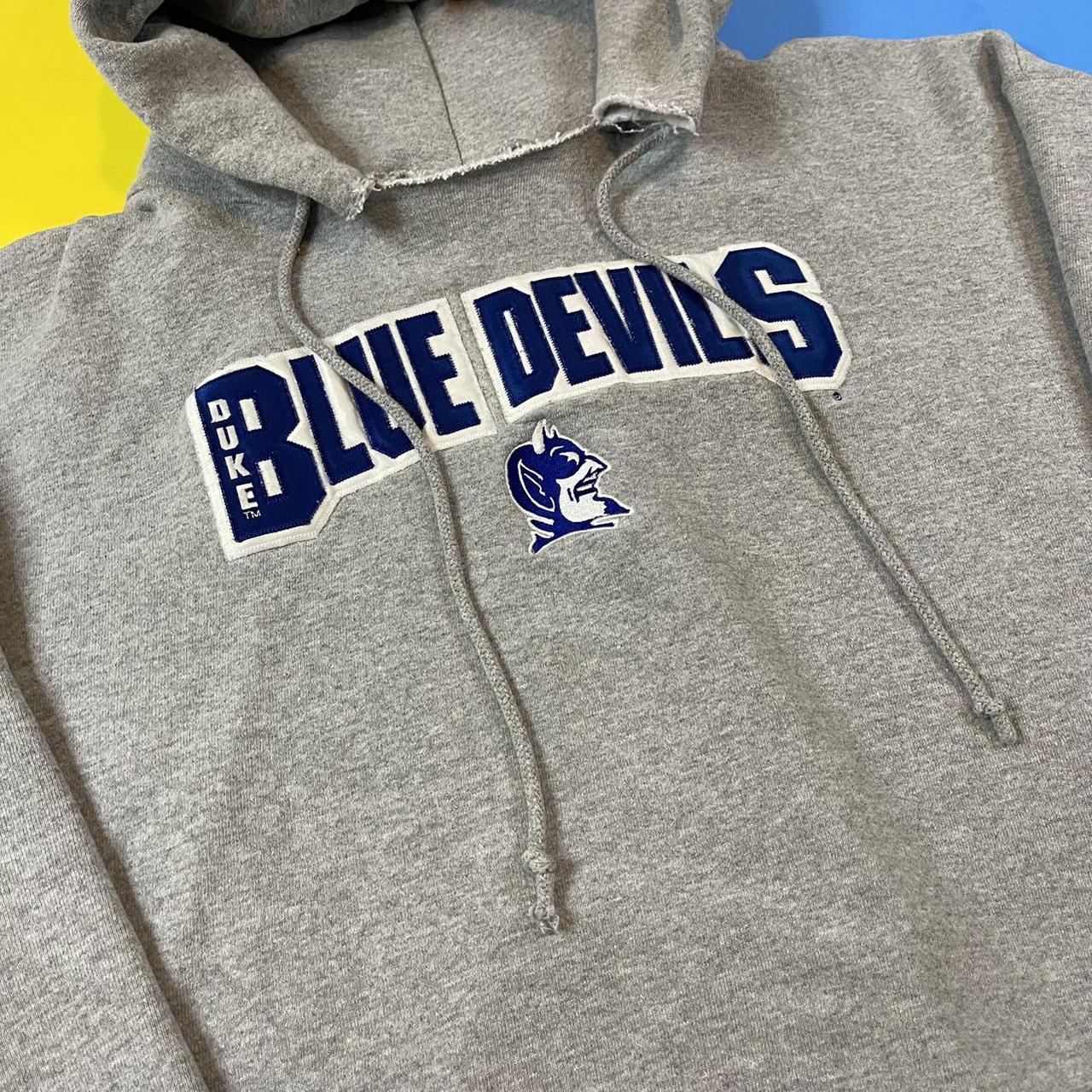 Vintage Duke hoodie. Late 90’s/ early 00’s Duke Blue... - Depop