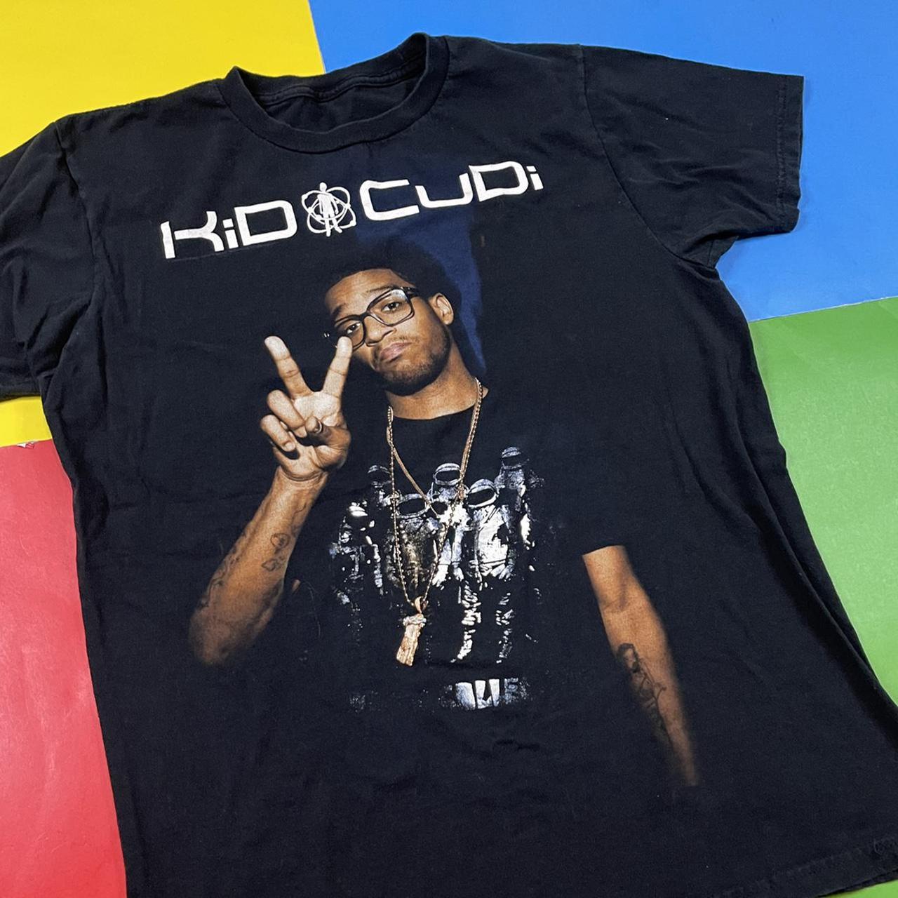 Kid Cudi tee. Black t shirt with Kid Cudi print. No... - Depop