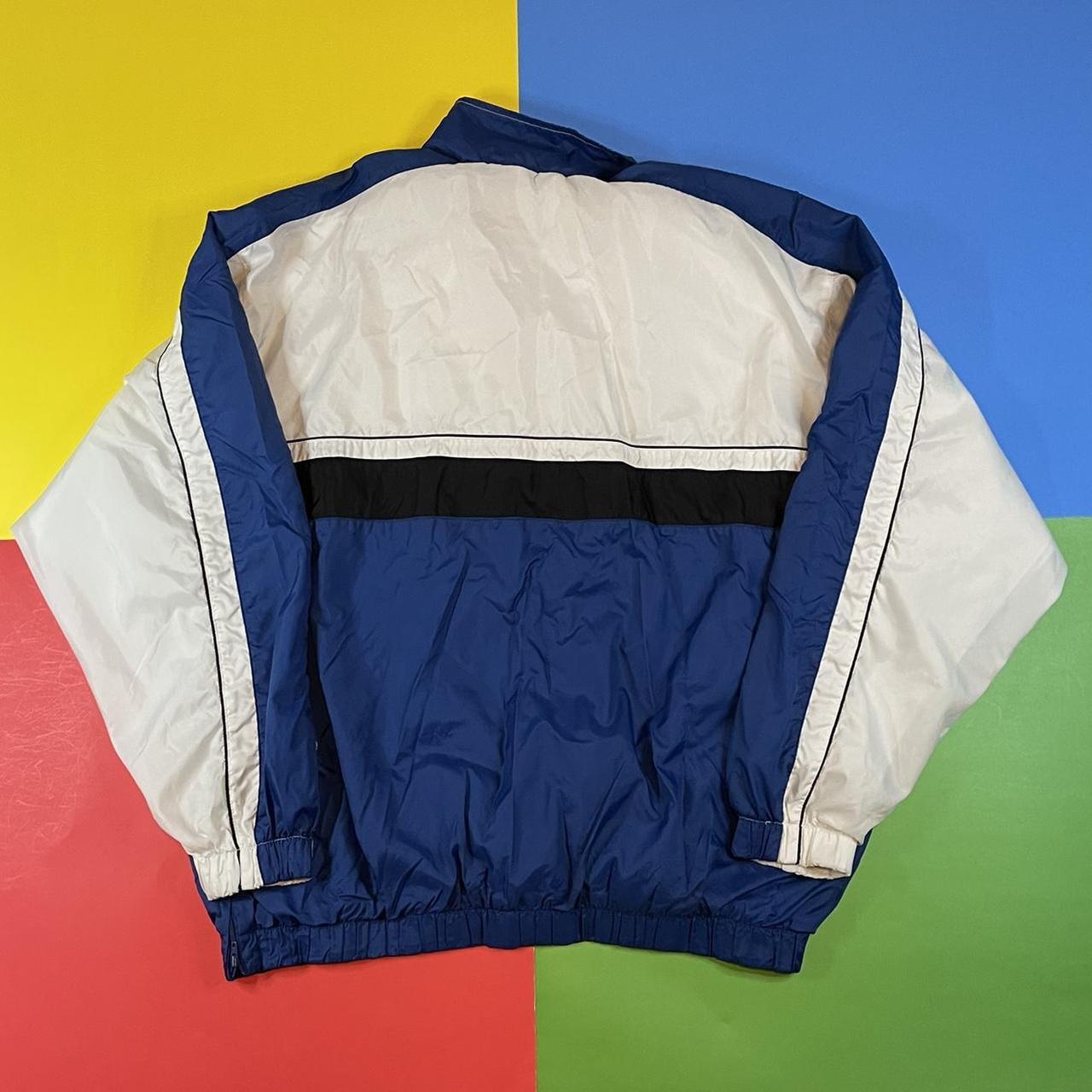 Vintage Nike jacket. 90’s pullover color block... - Depop