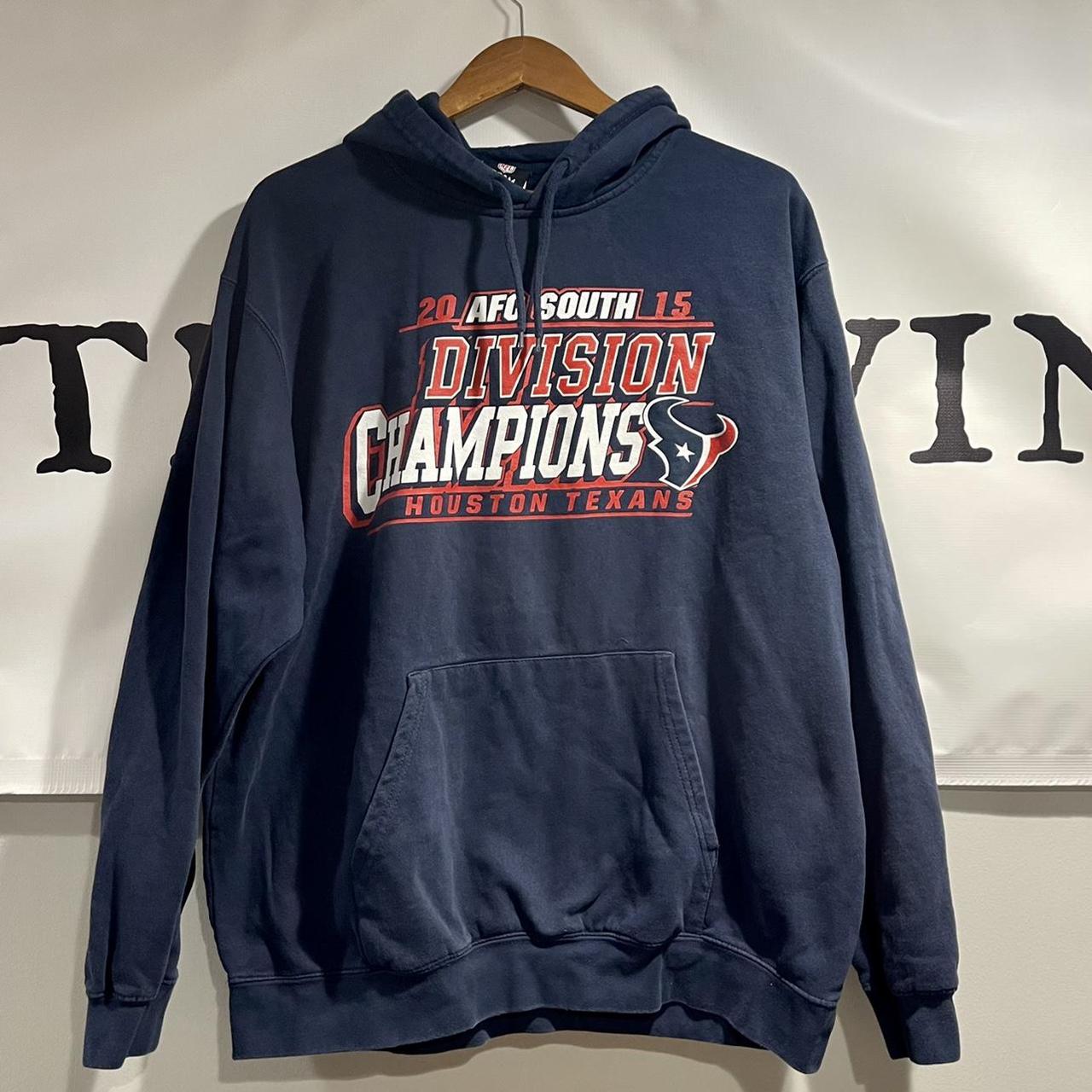 Texans hoodie. 2015 AFC South Divisional Champions - Depop