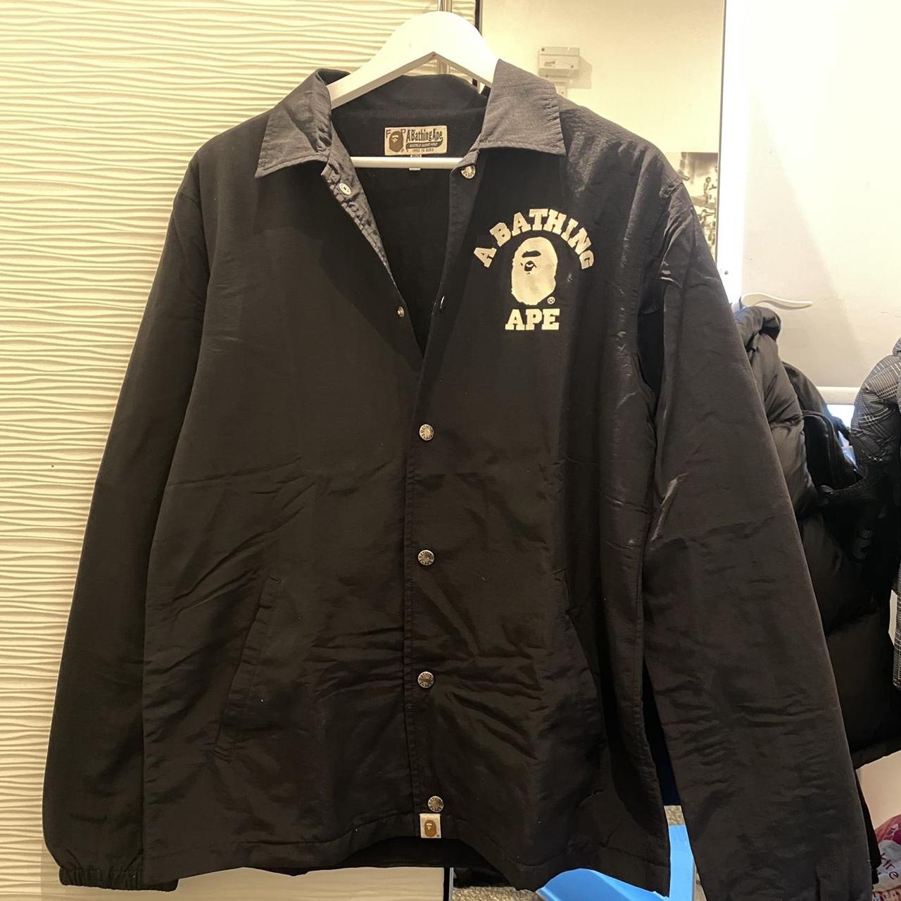 BAPE A Bathing Ape Coach Jacket Size M Good... - Depop