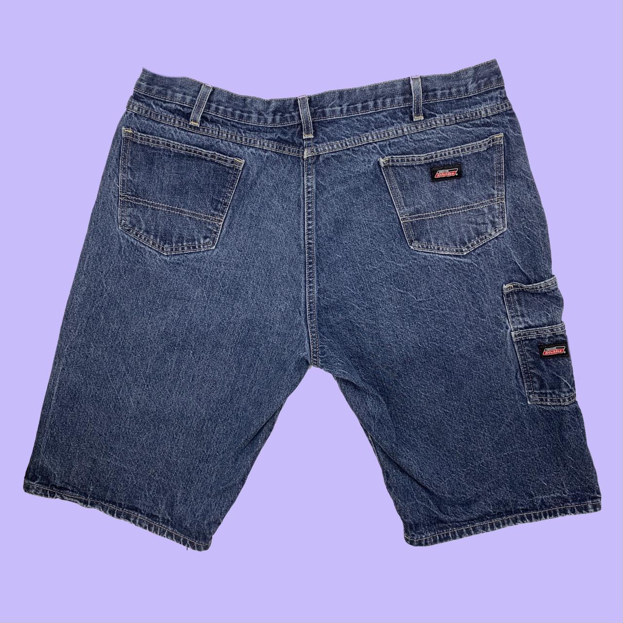 Dickies Denim Relaxed Carpenter Shorts Mens Blue... - Depop