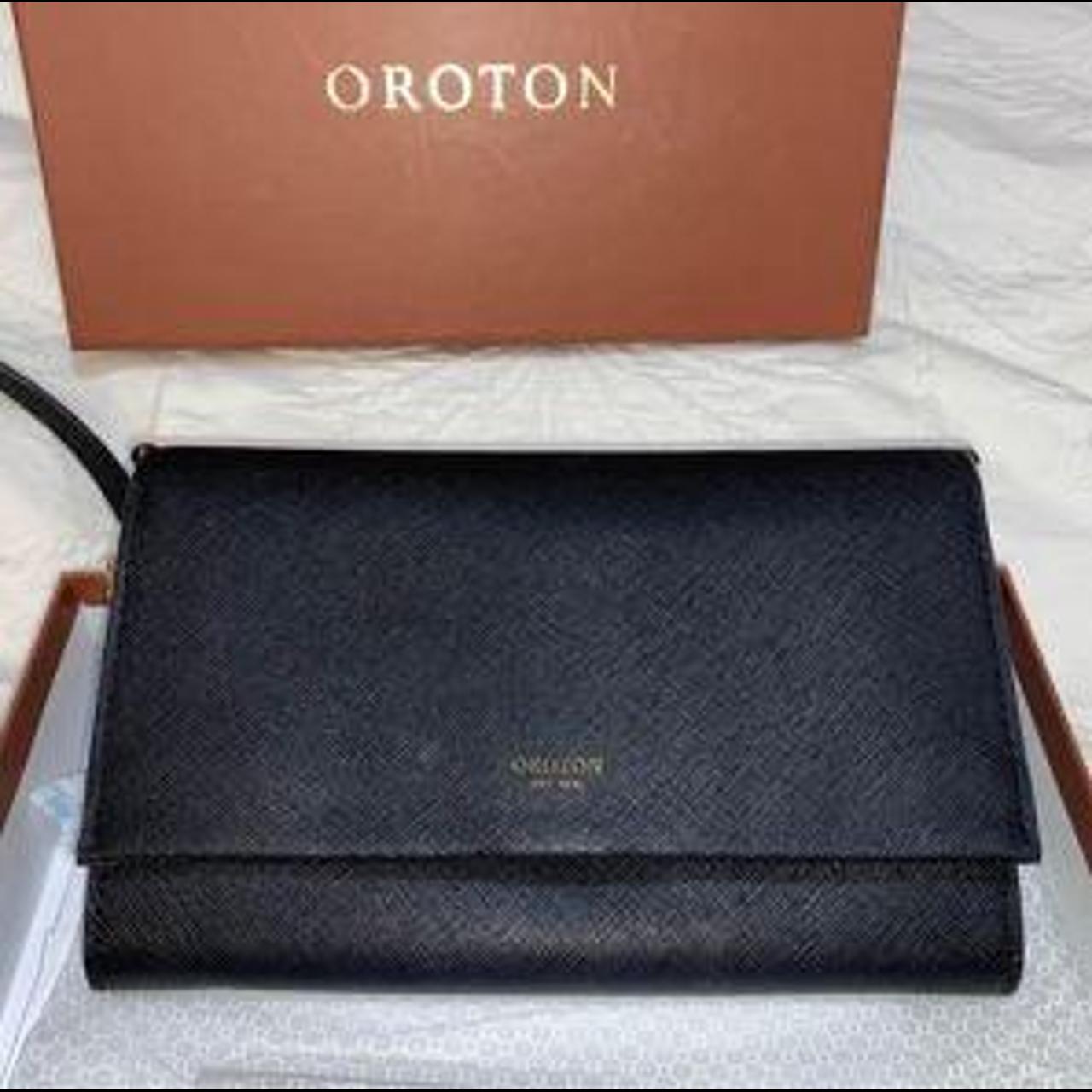 BLACK OROTON CROSS BODY BAG Depop
