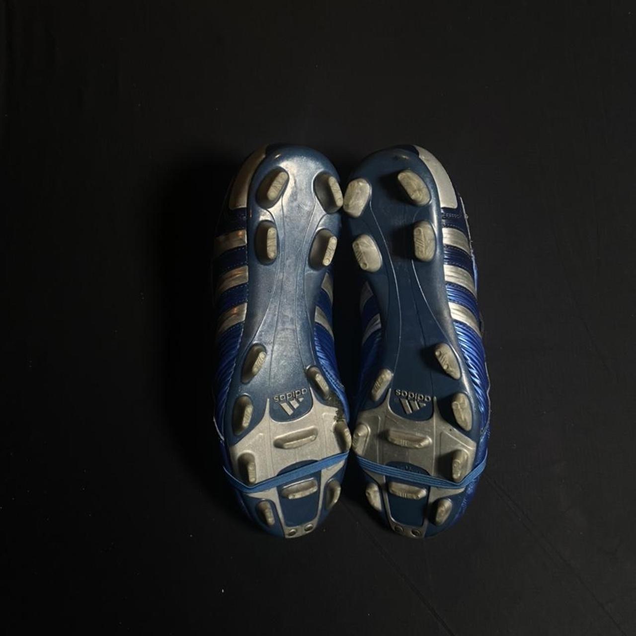 Adidas Predator Pulse in Metallic Blue Depop