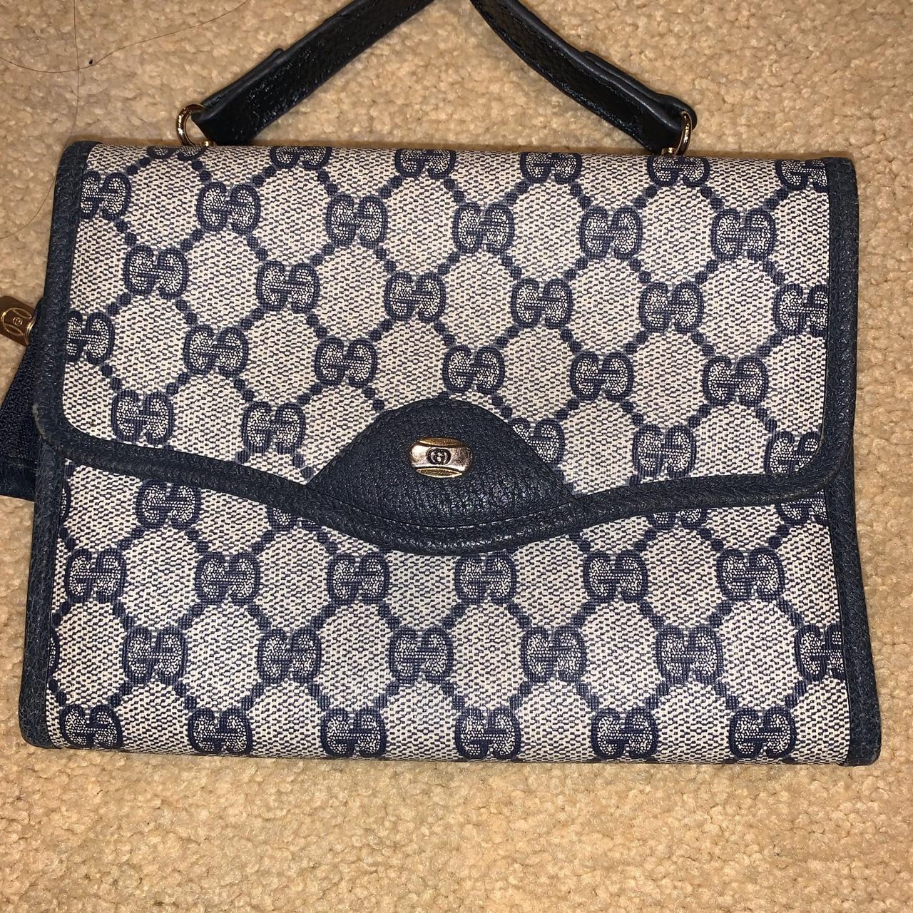 Vintage gucci best sale envelope clutch