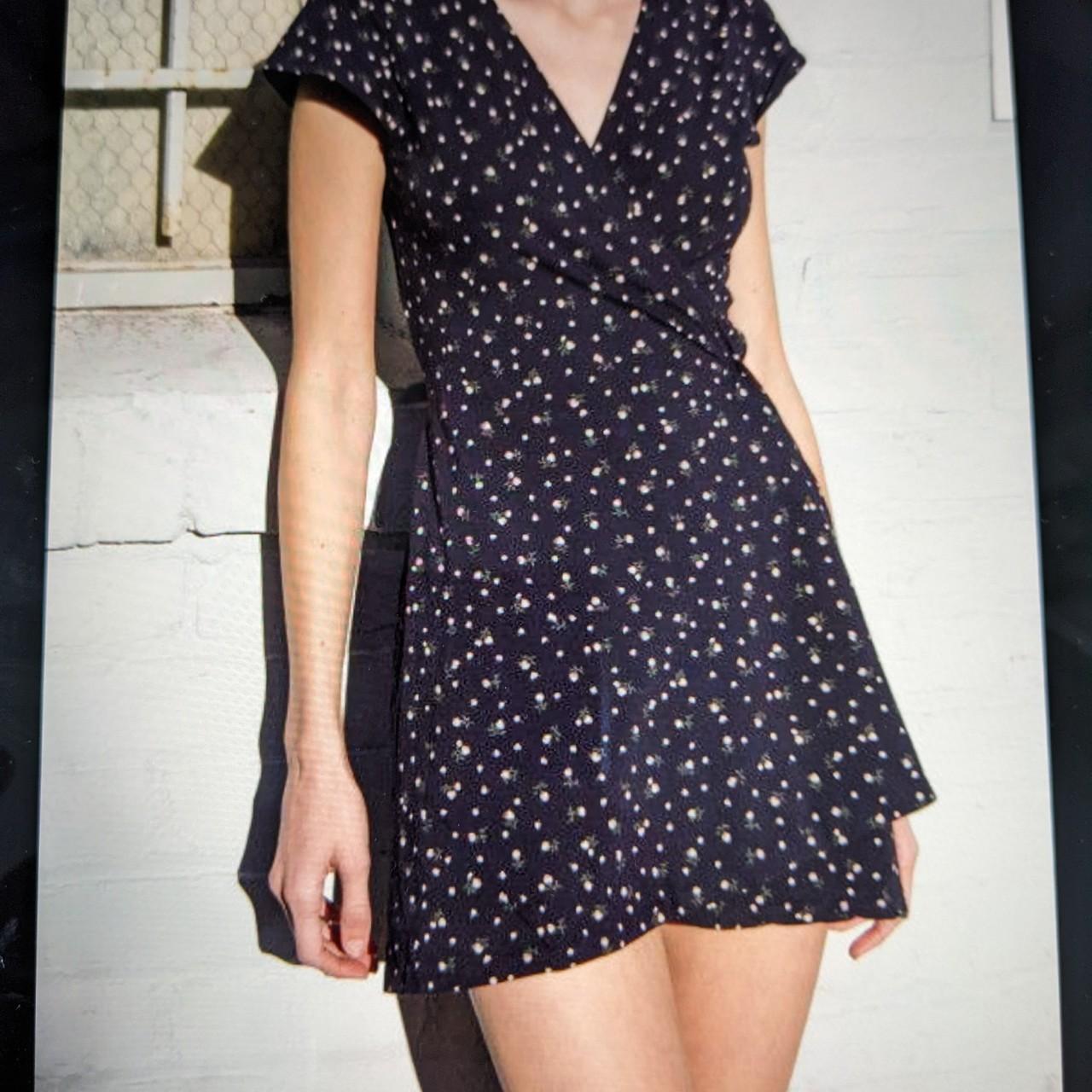 Brandy Melville Women's Navy Dress Depop