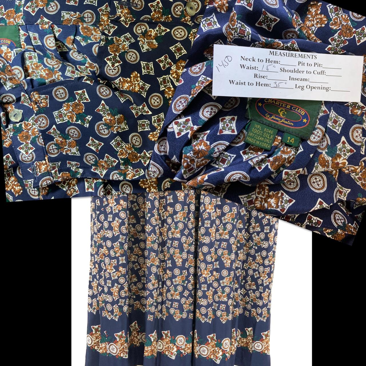 Product Image 3 - Beautiful 1990s 100% silk skirt