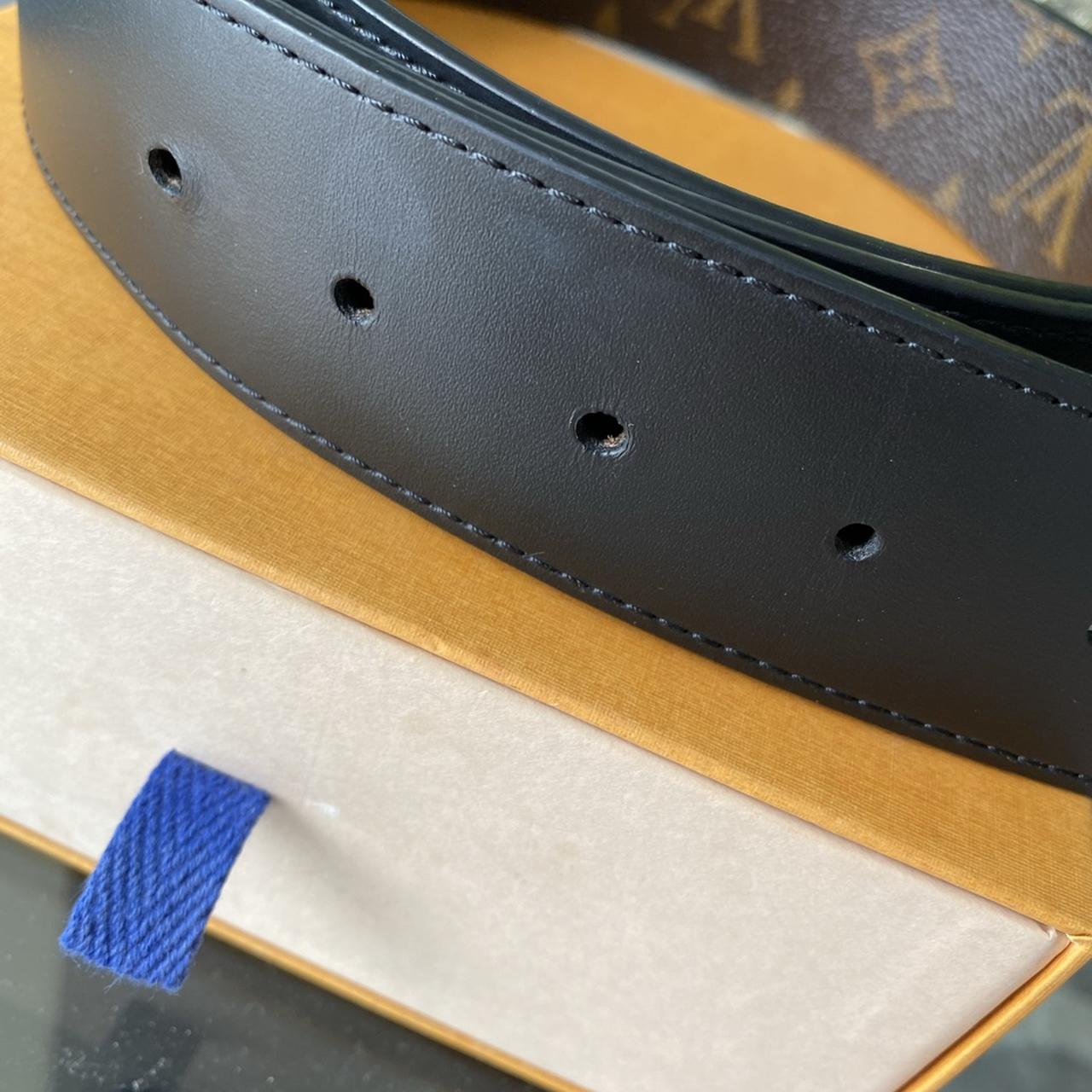 Fairly used louis vuitton belt Size: 43/120 or 36” - Depop