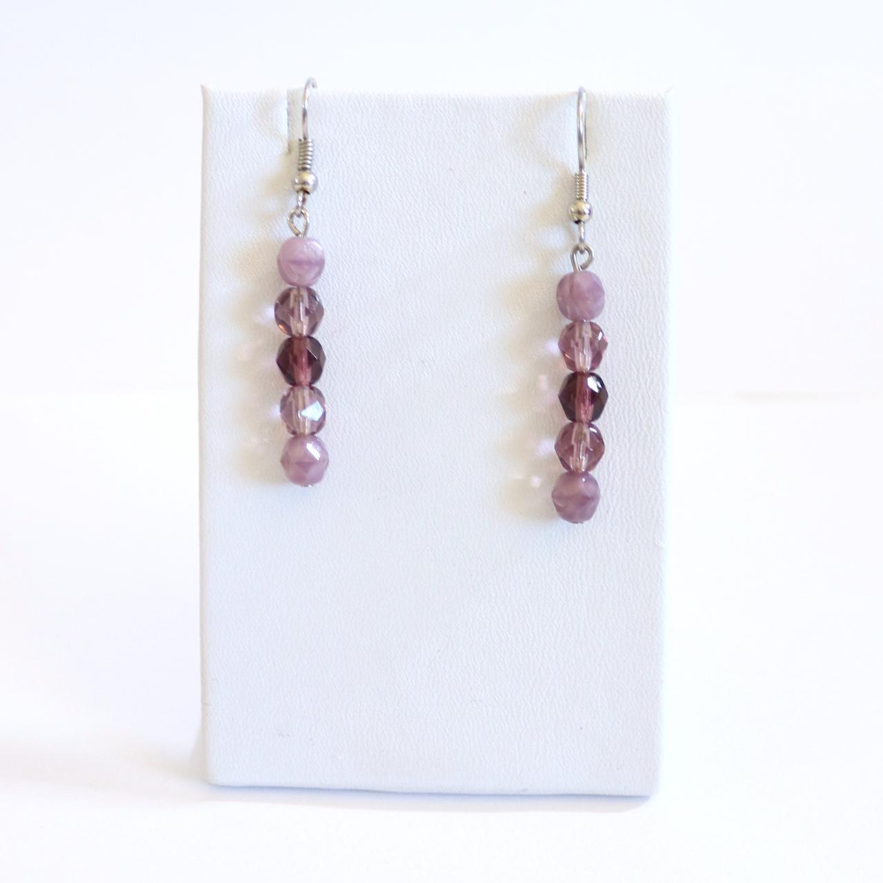Product Image 1 - ๐ Purple Stacked Glass Bead