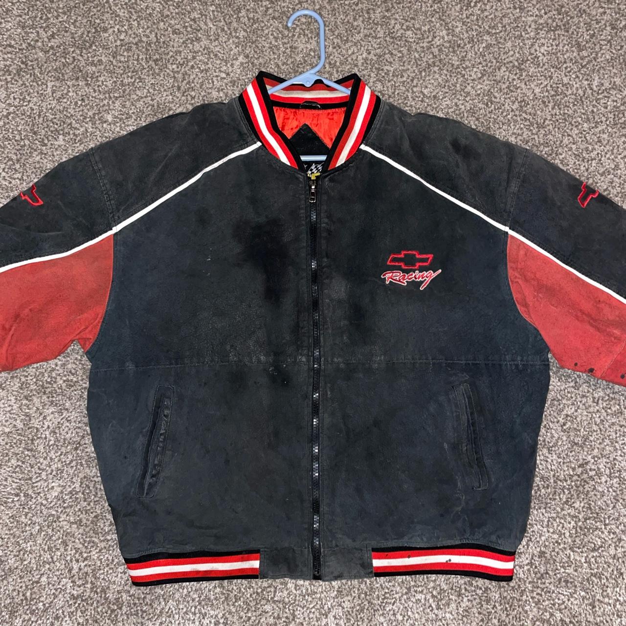 Men's Red And Black Jacket 