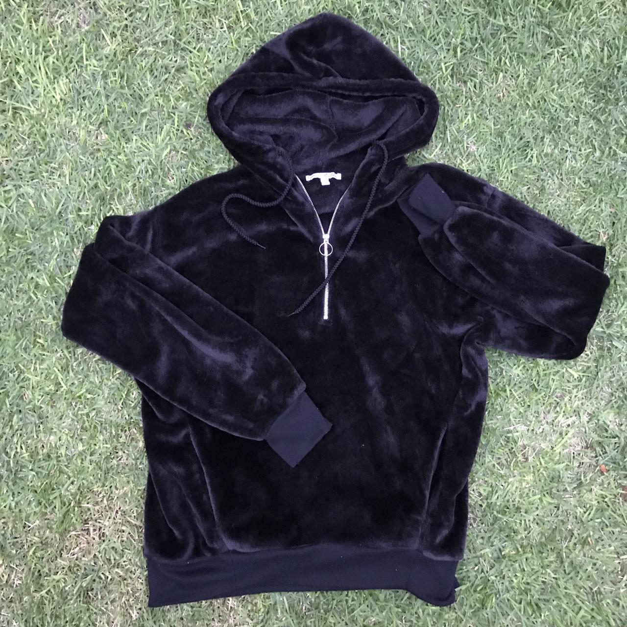 Express Oversized Velour Hoodie Still in great