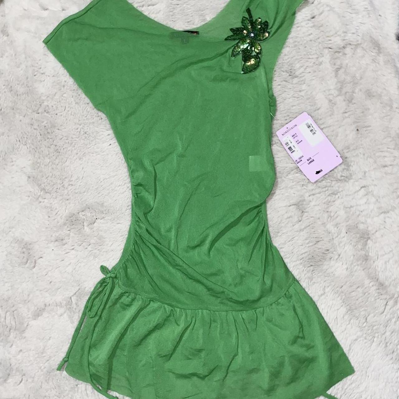 Cute vintage green bodycon dress Brand new with... - Depop