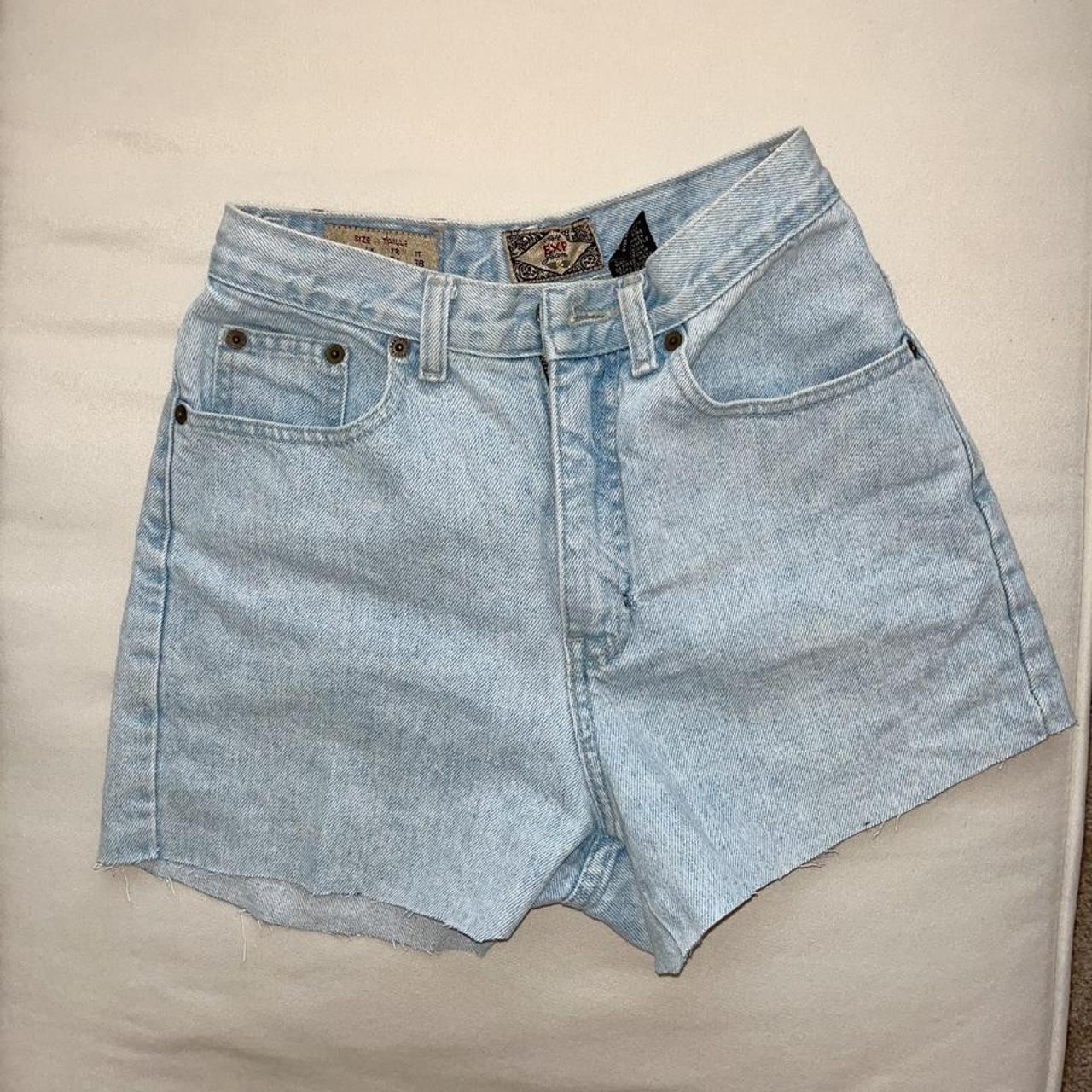 Vintage Express Jean shorts high waisted and so... Depop
