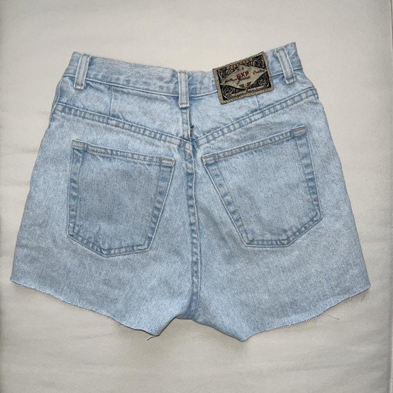 Vintage Express Jean shorts high waisted and so... Depop