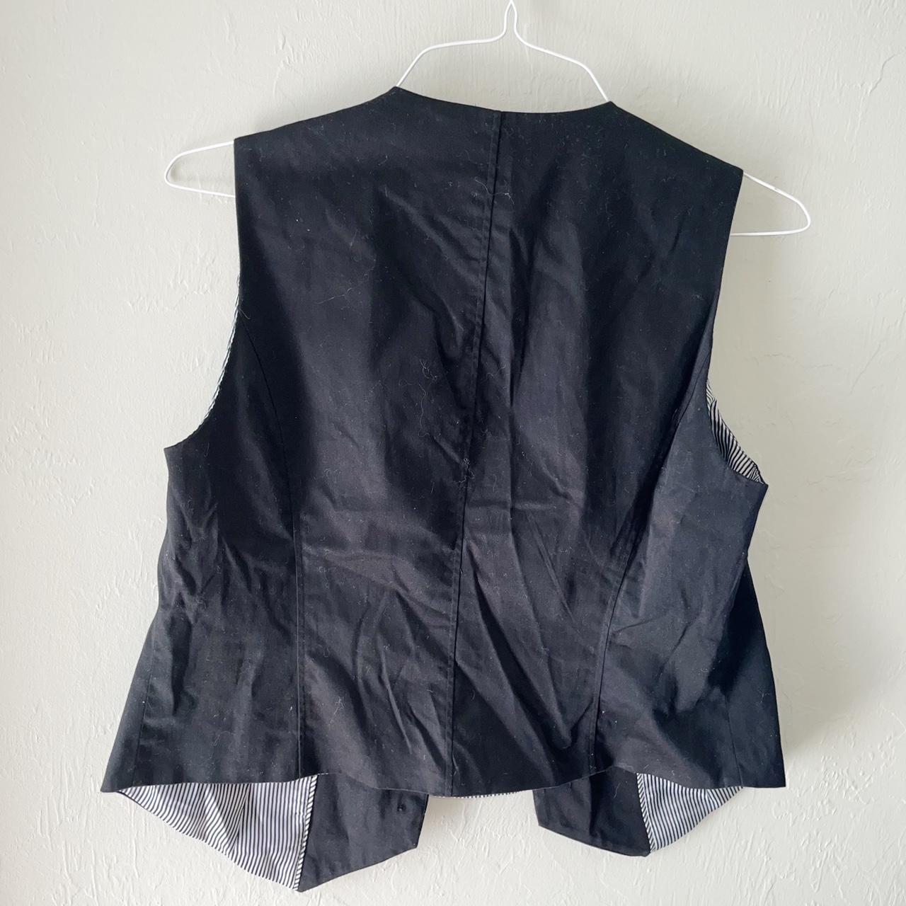 Product Image 3 - Black Y2K button vest. Size