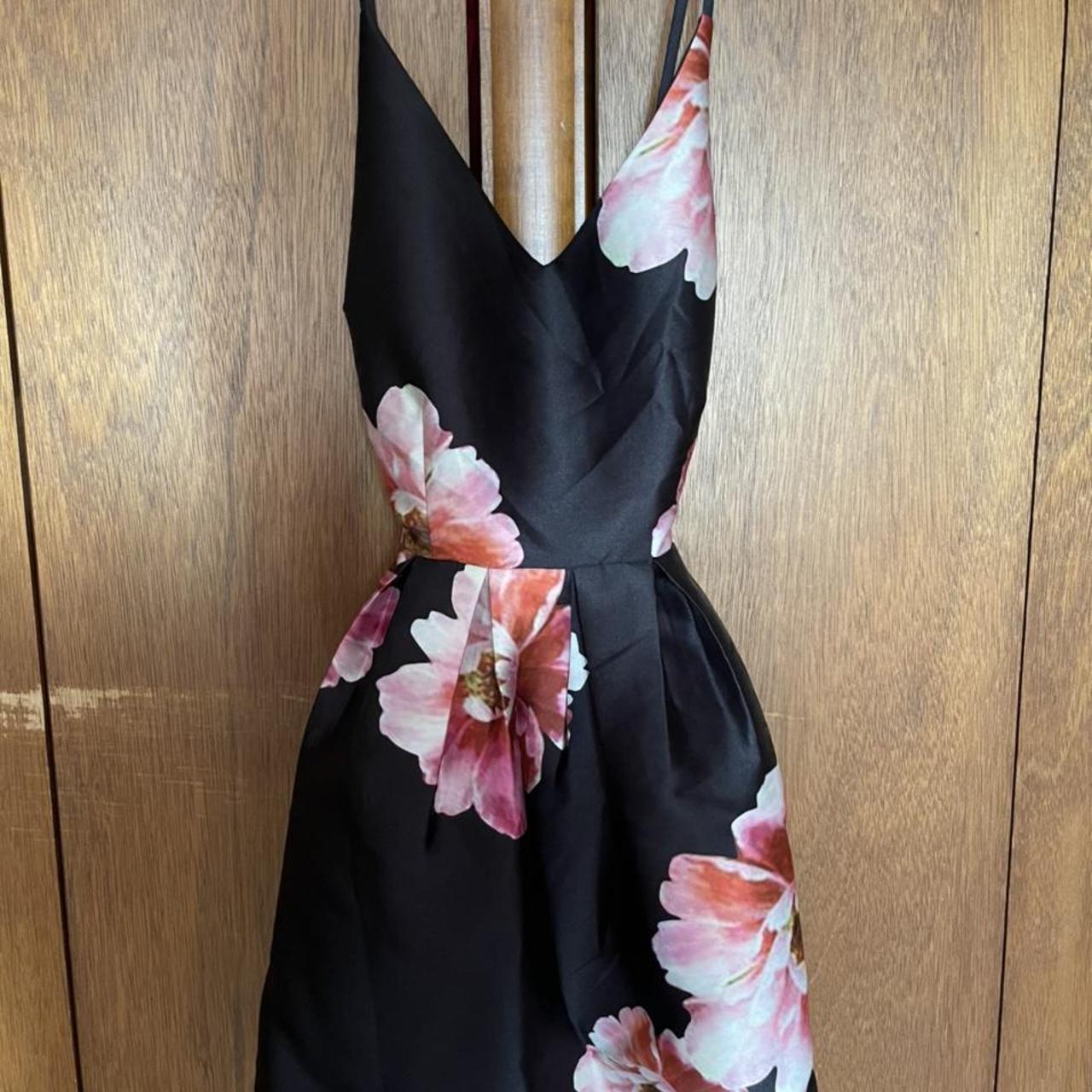 Kara Women's Black and Pink Dress