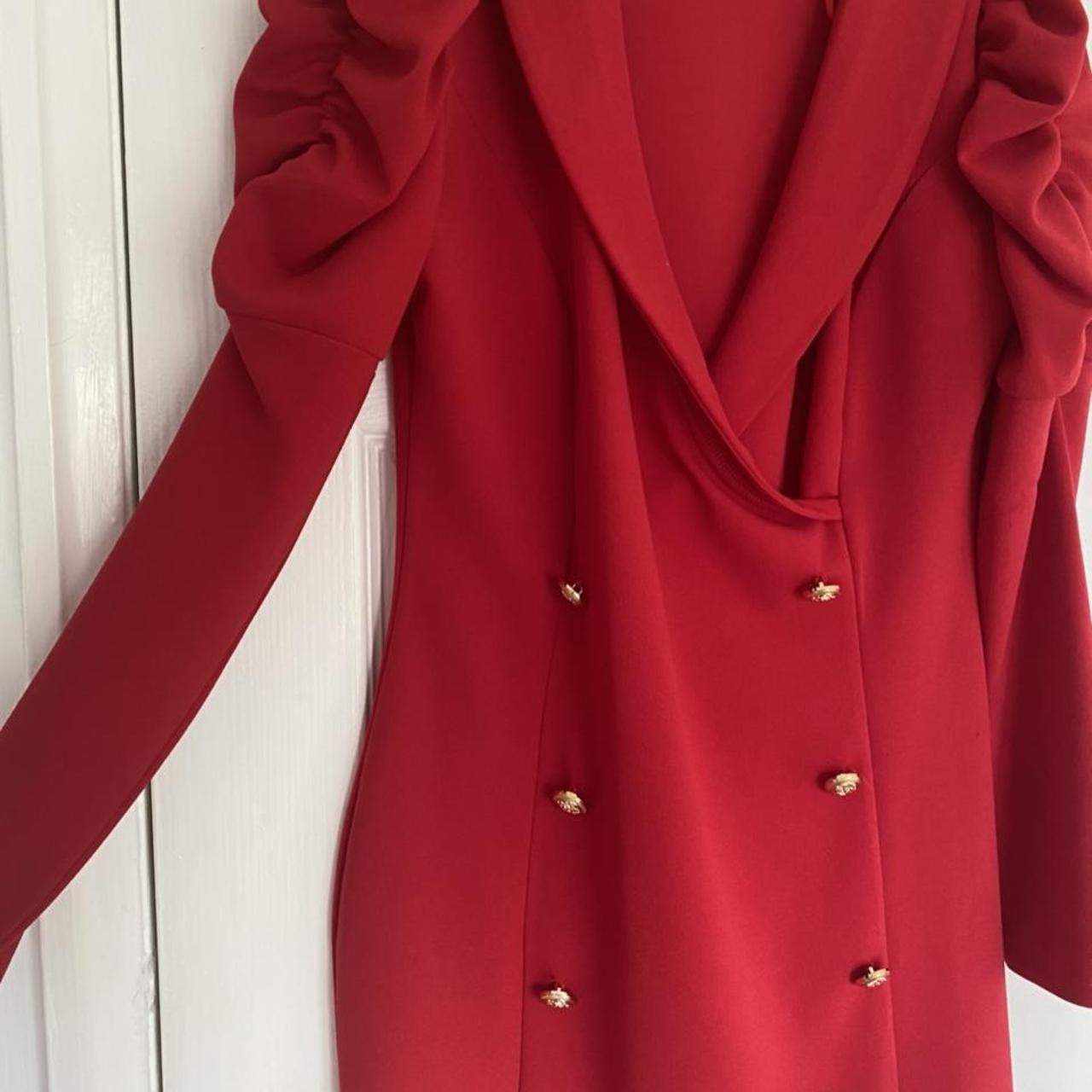 Quiz red blazer deals