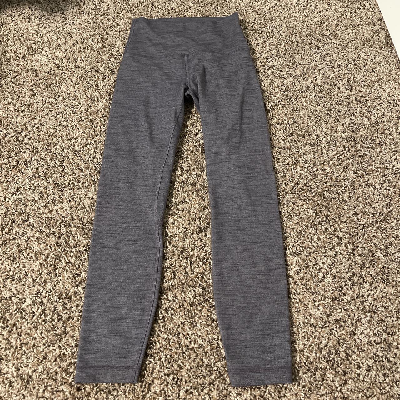 Lululemon grey leggings - Perfect condition and - Depop