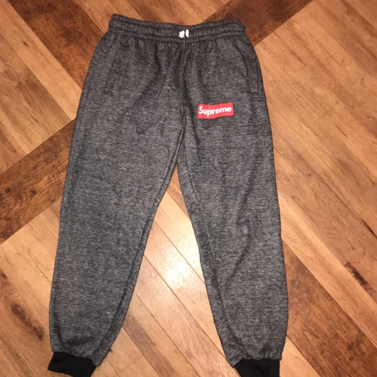 supreme joggers fake