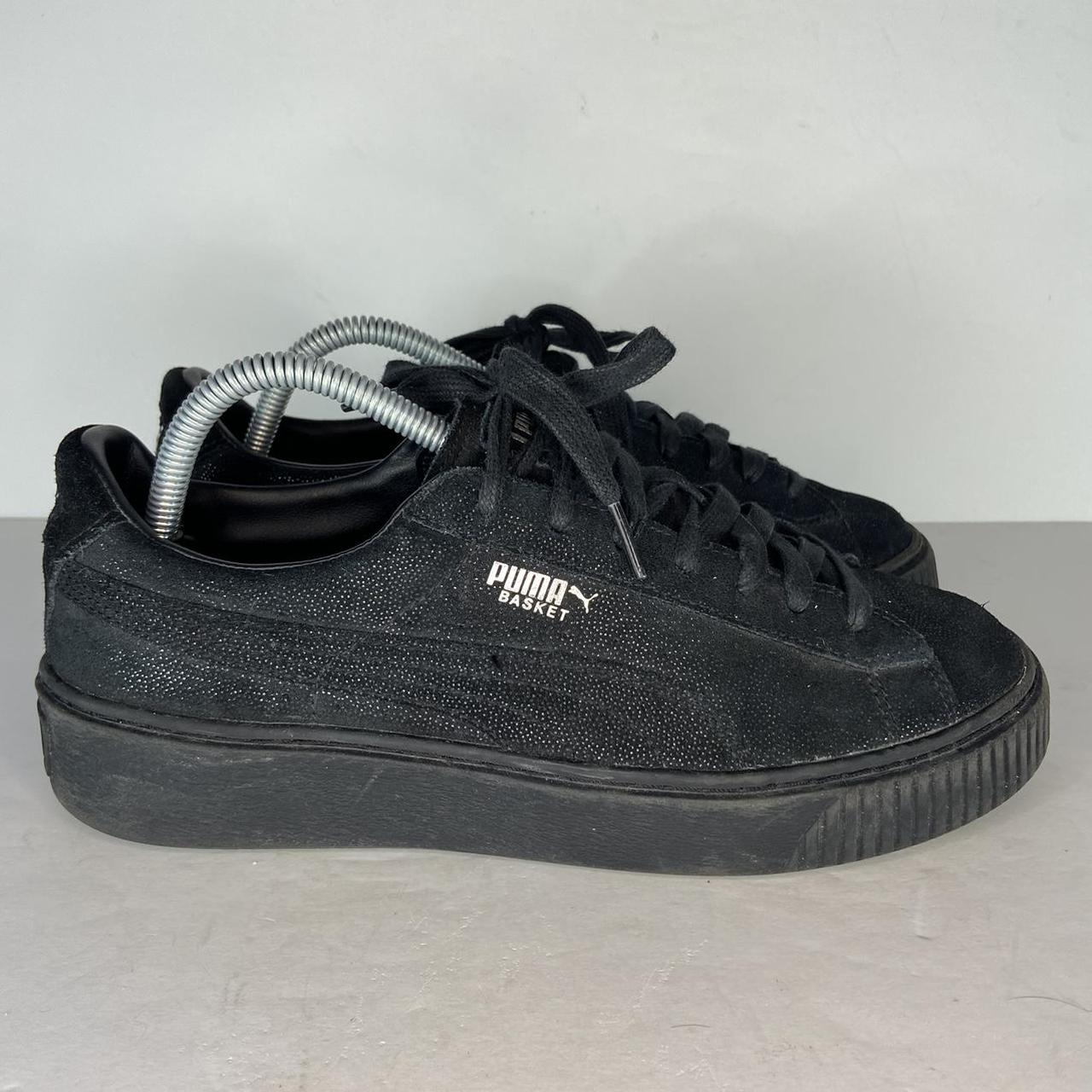 Puma basket platform reset sneakers Women’s size... - Depop