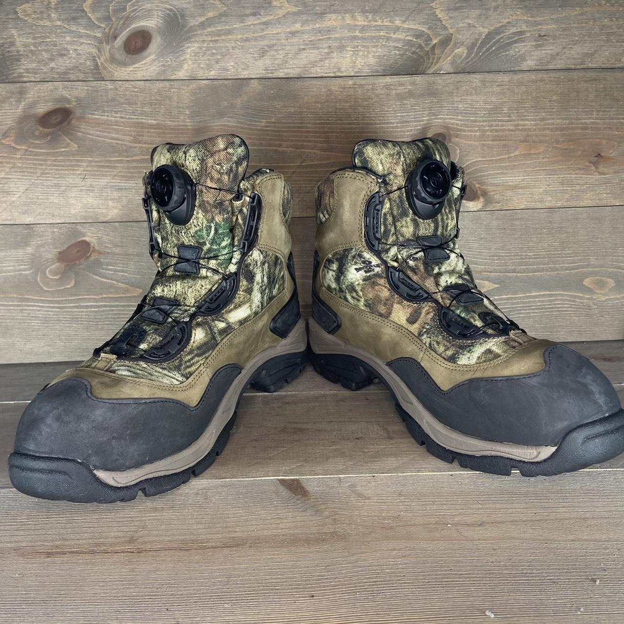 L.L. Bean camo hunting goretex waterproof boa boots... - Depop