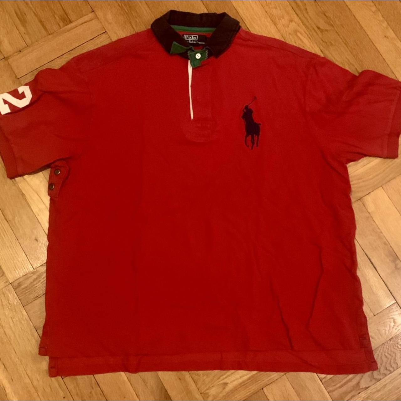 VTG 90's Polo Ralph Lauren Men's XXL Hi Tech Short Sleeve Polo Shirt cheapest Red