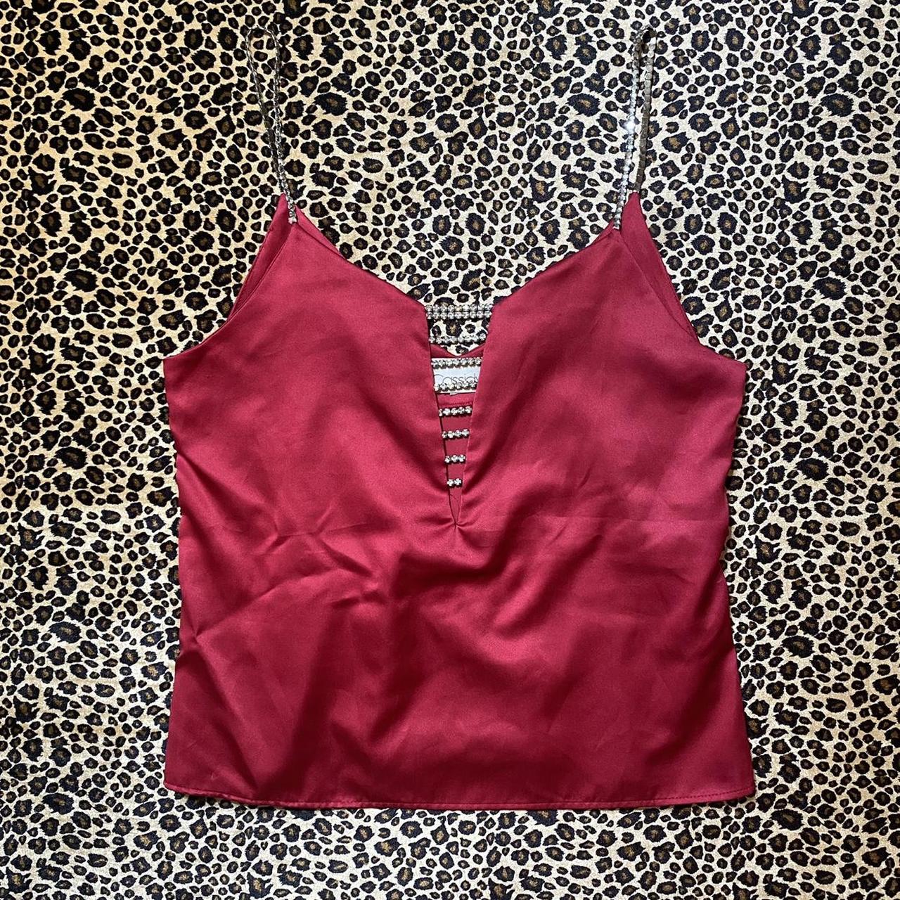 Cassina Women's Silver and Red Vest