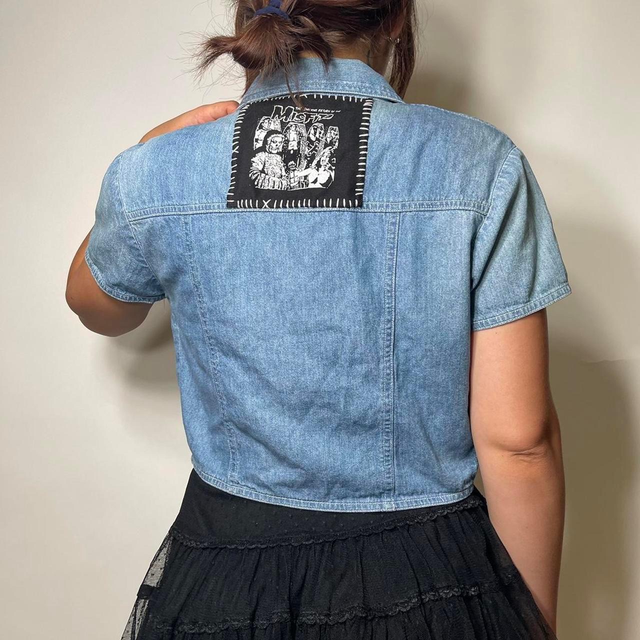 Product Image 4 - ♥︎ misfits patched denim cropped