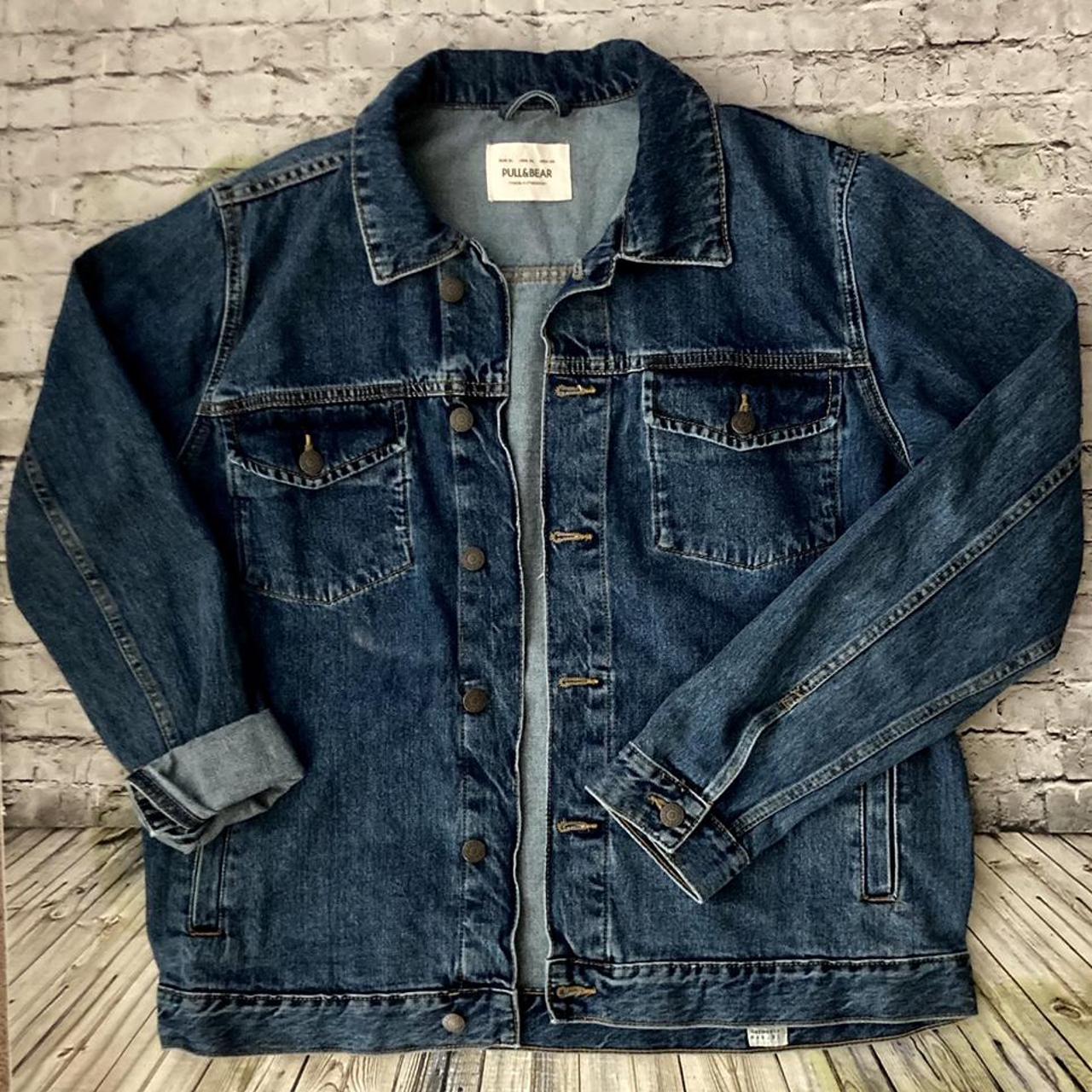 Pull&Bear Men's Blue Jacket | Depop