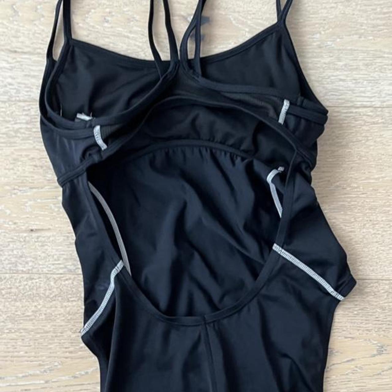 Nike Women's Black Swimsuit-one-piece | Depop