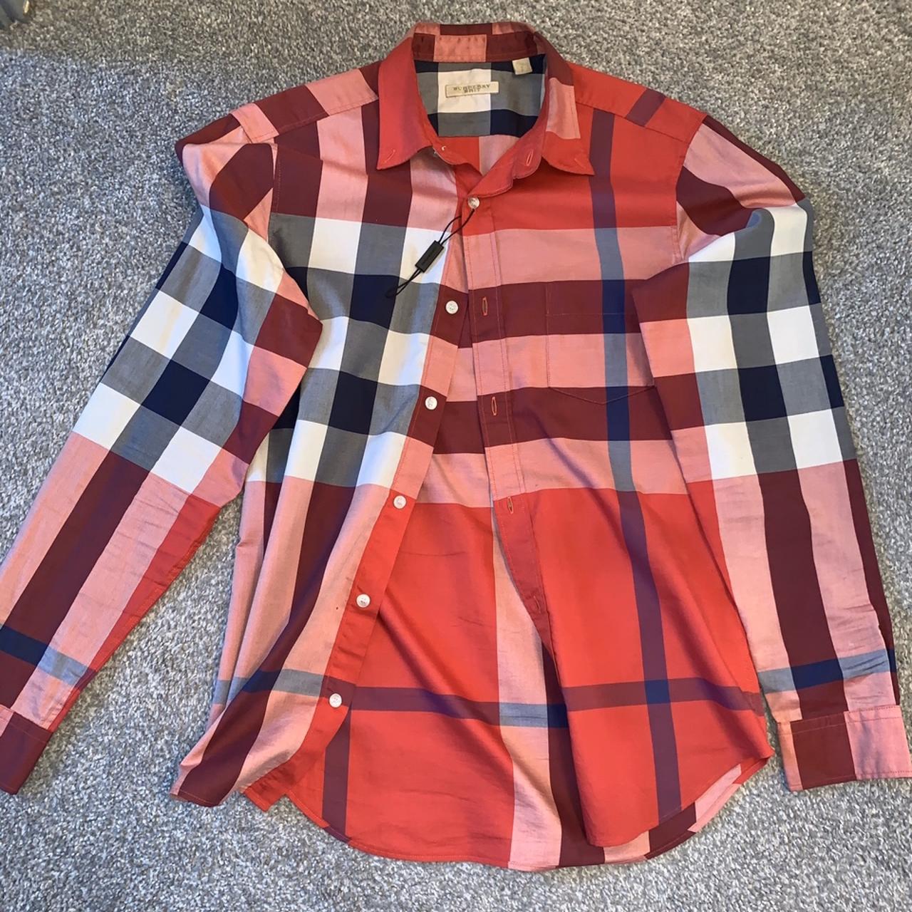 Burberry, Tops, Authentic Burberry Brit Button Up Shirt Size Small