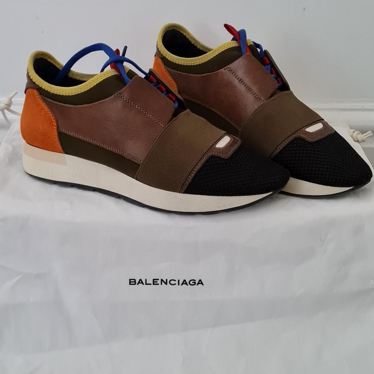 Balenciaga Track Runner Sneakers Red Size 37 = US - Depop