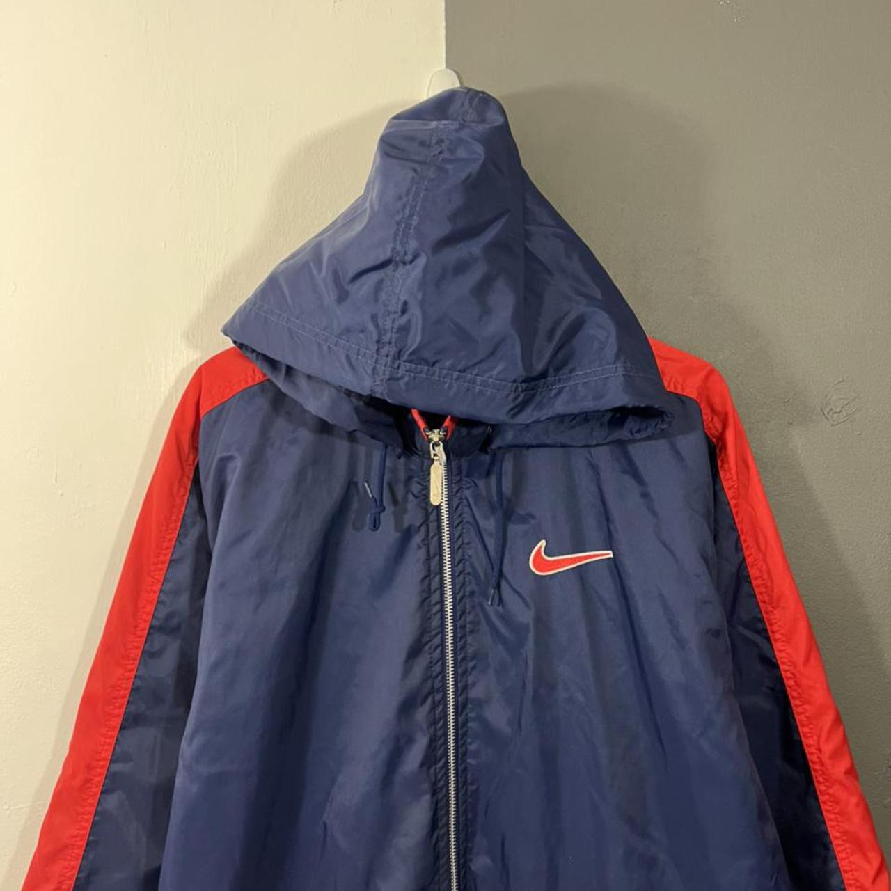 Vintage 1990s Nike Winter Coat Front & Back Logo... - Depop