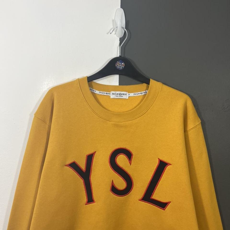 Ysl best sale sweatshirt yellow