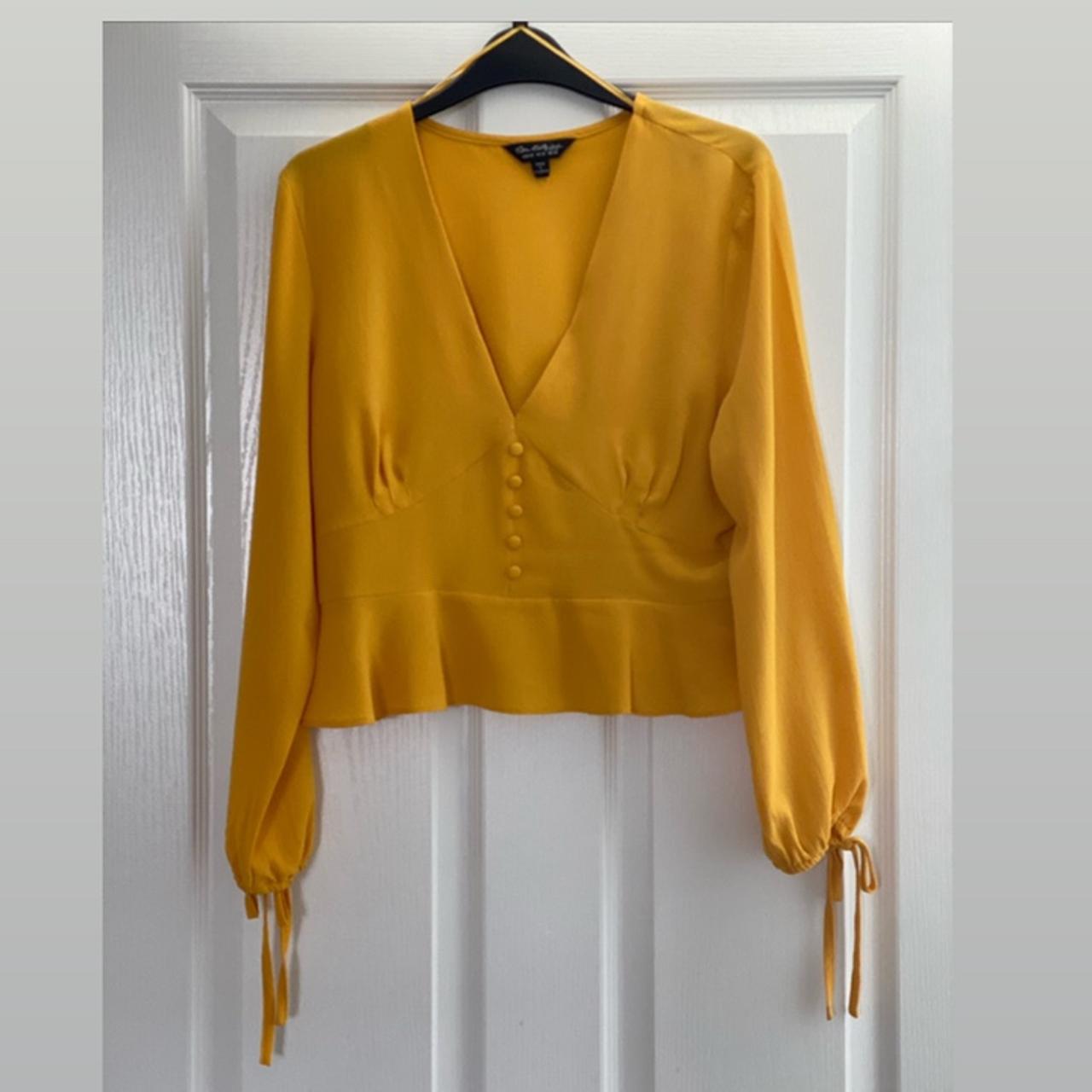 Miss selfridge yellow top outlet