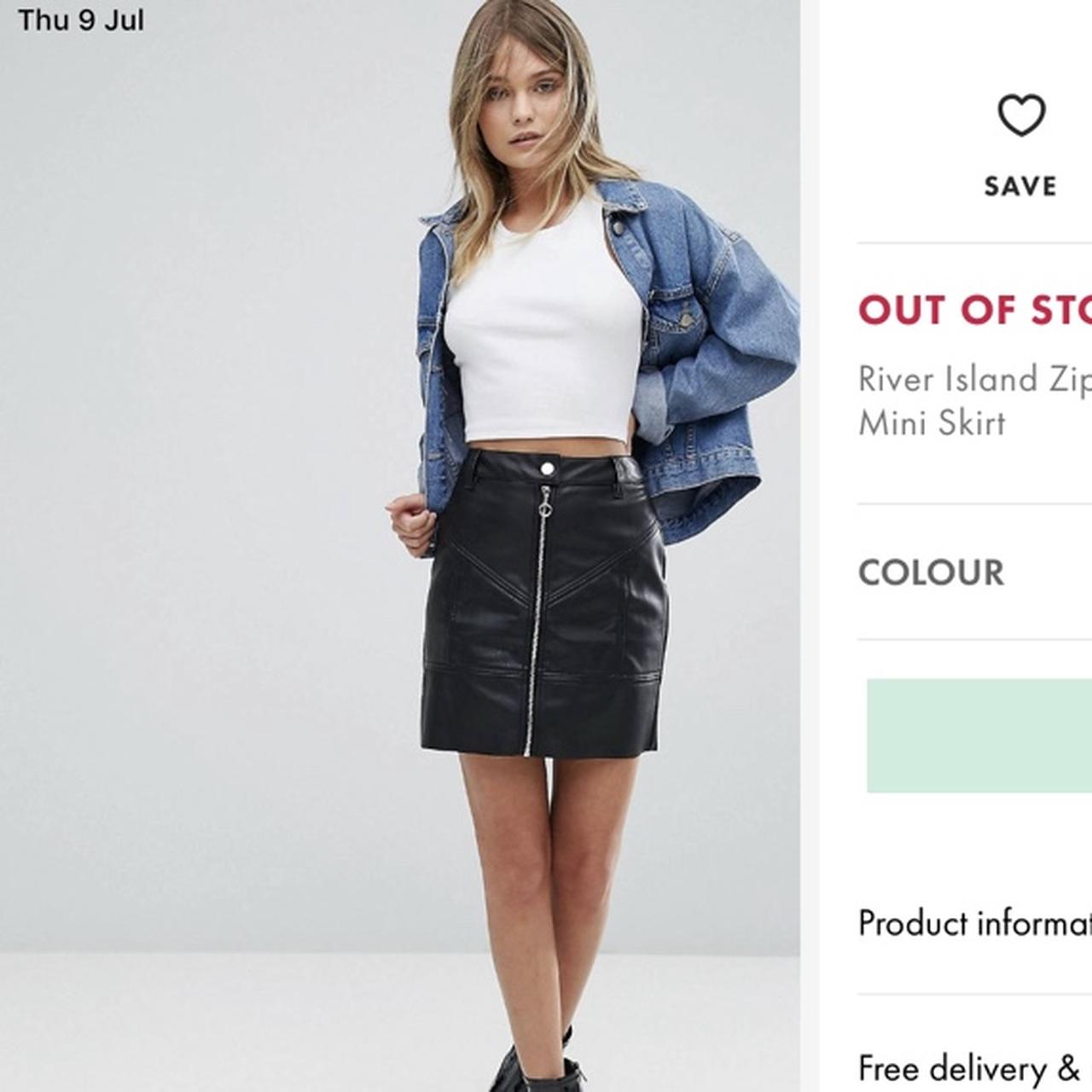 River Island Women's Skirt Depop