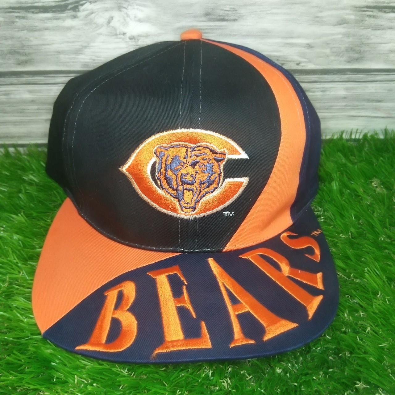 Vintage Vintage Chicago Bears Hat Cap Snapback Blue NFL Drew Pearson