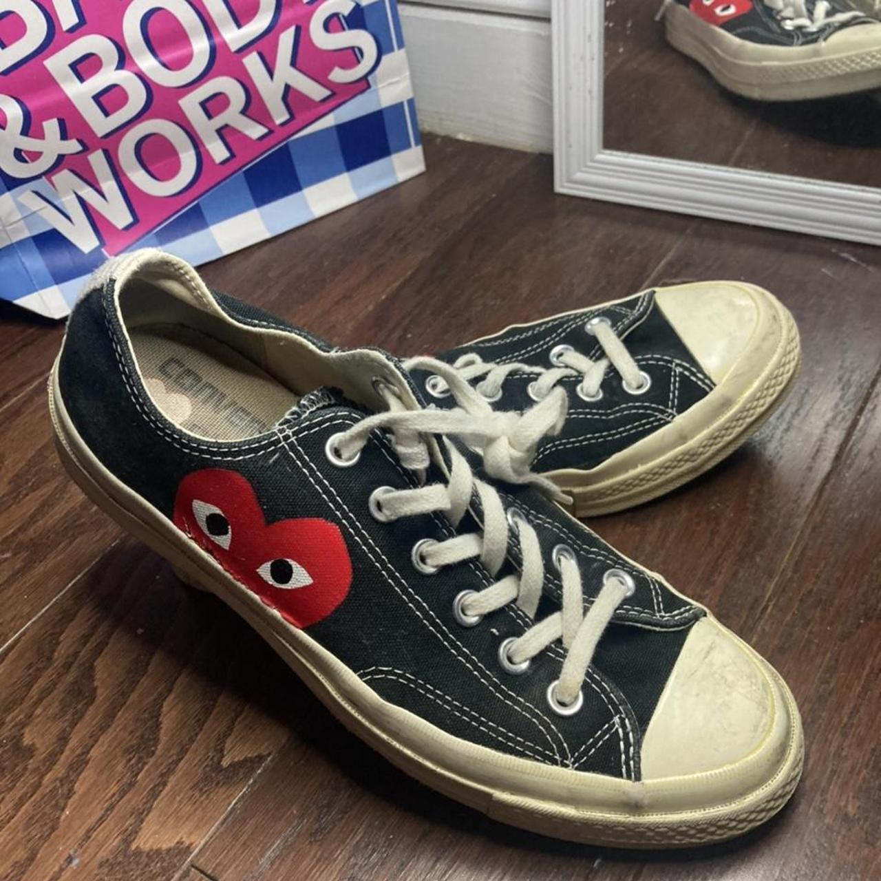 cdg converse size 9.5