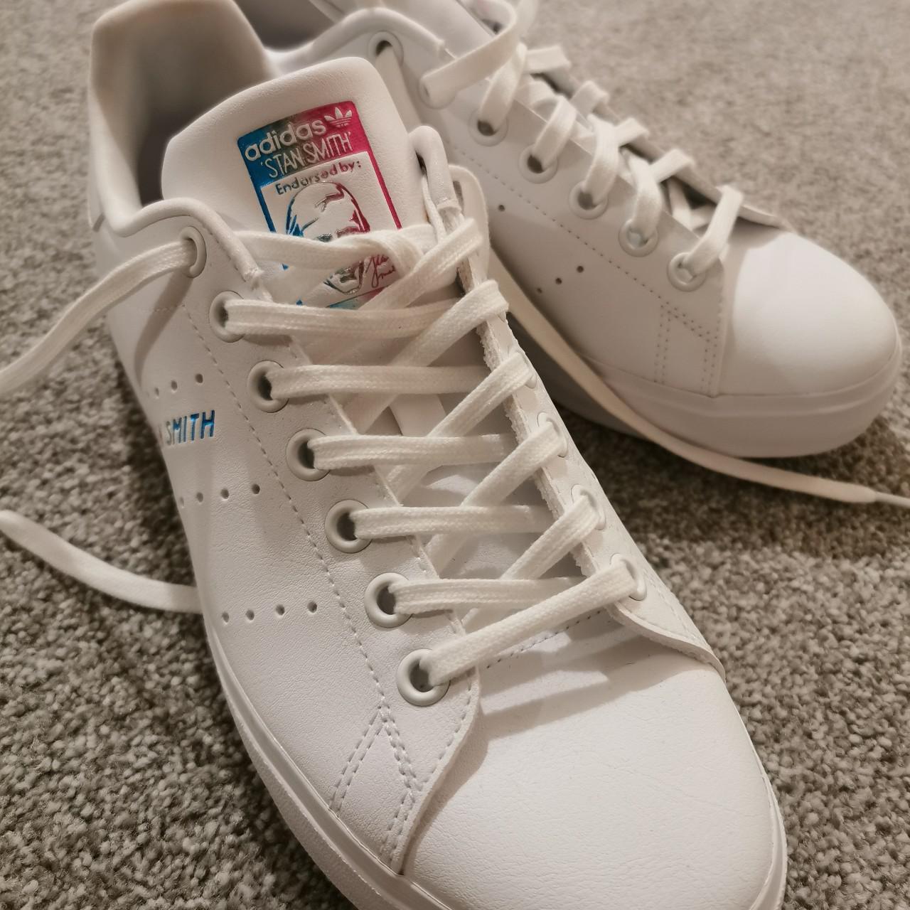 multi coloured stan smiths