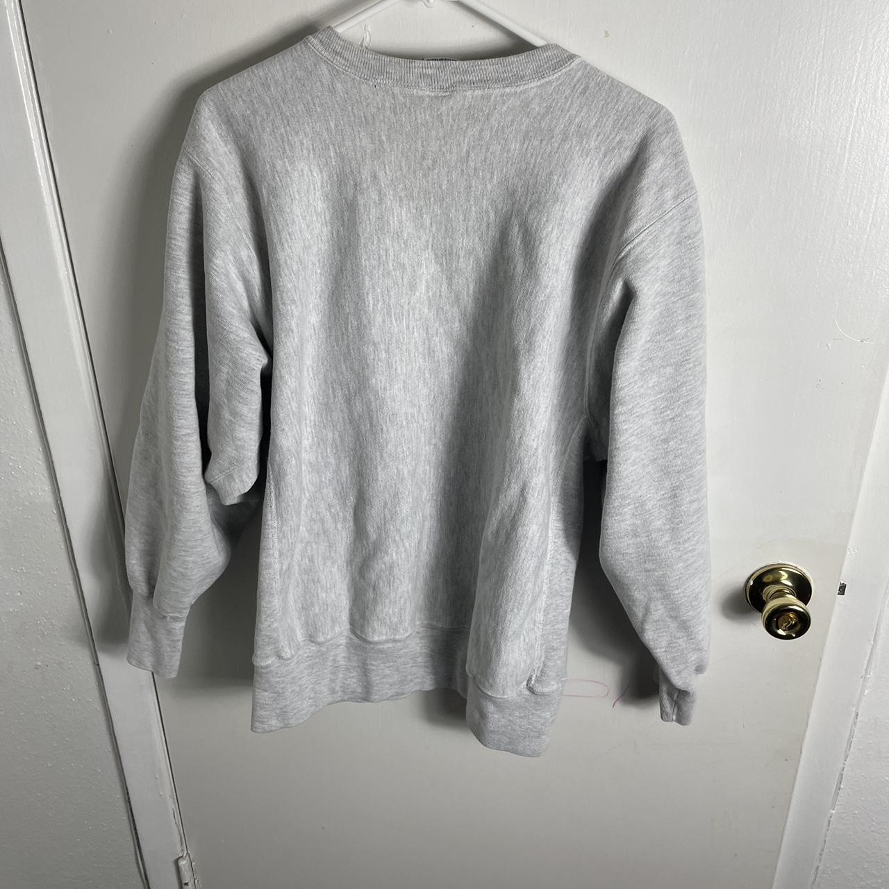 American Vintage Men's Grey Sweatshirt | Depop