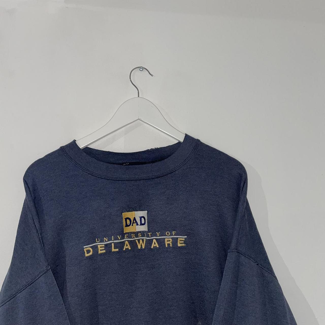 👕 Vintage University of Delaware Sweatshirt 🔍 Size... - Depop