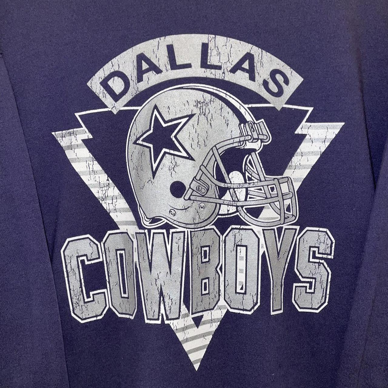 👕 Vintage Dallas Cowboys Graphic Sweatshirt 🔍 Size... - Depop