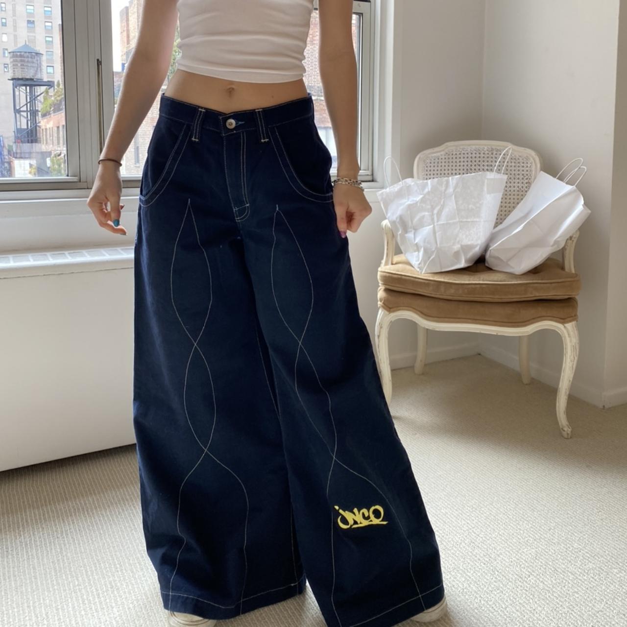 The most insane JNCO mid-rise flare jeans from