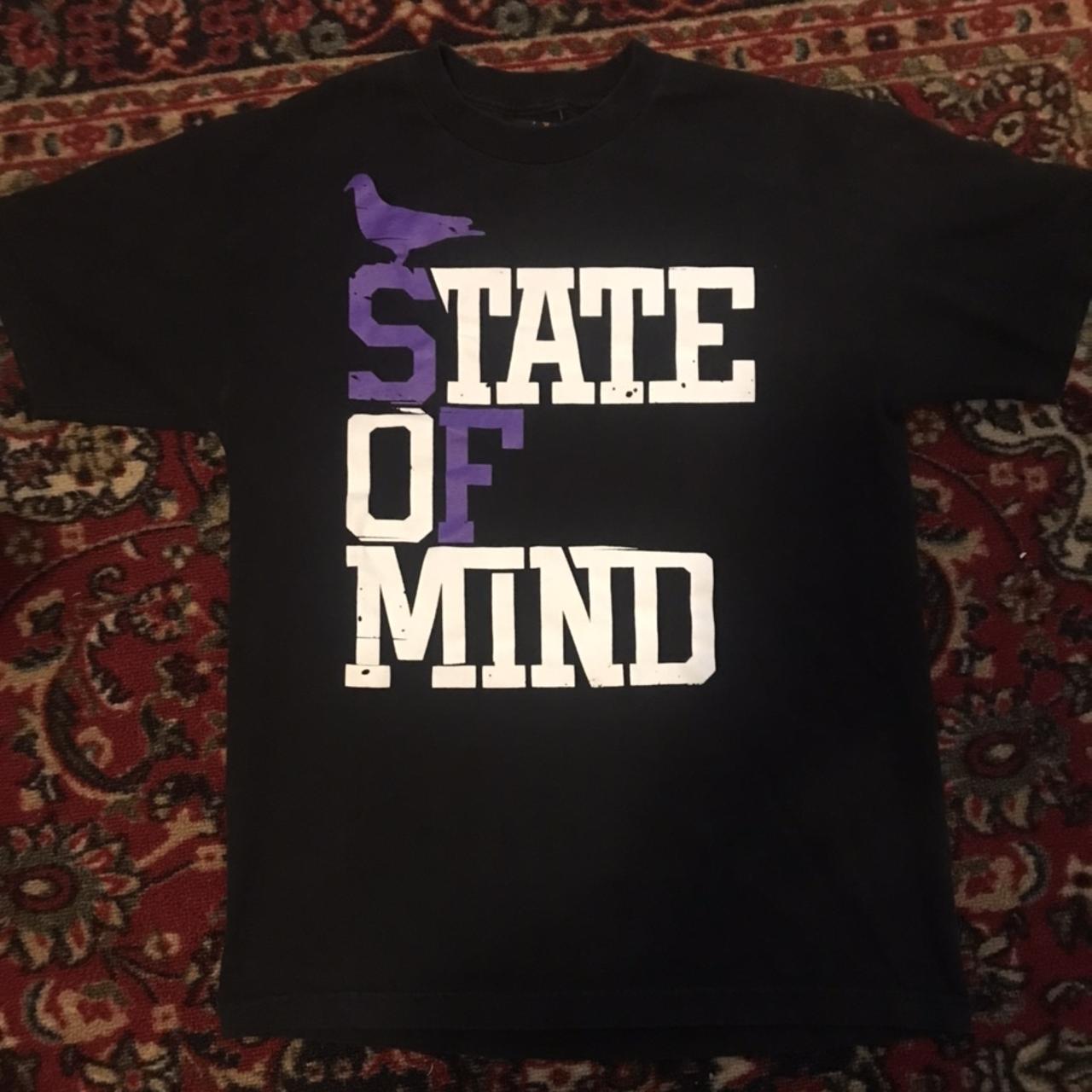 ADPT Men's Black and Purple T-shirt