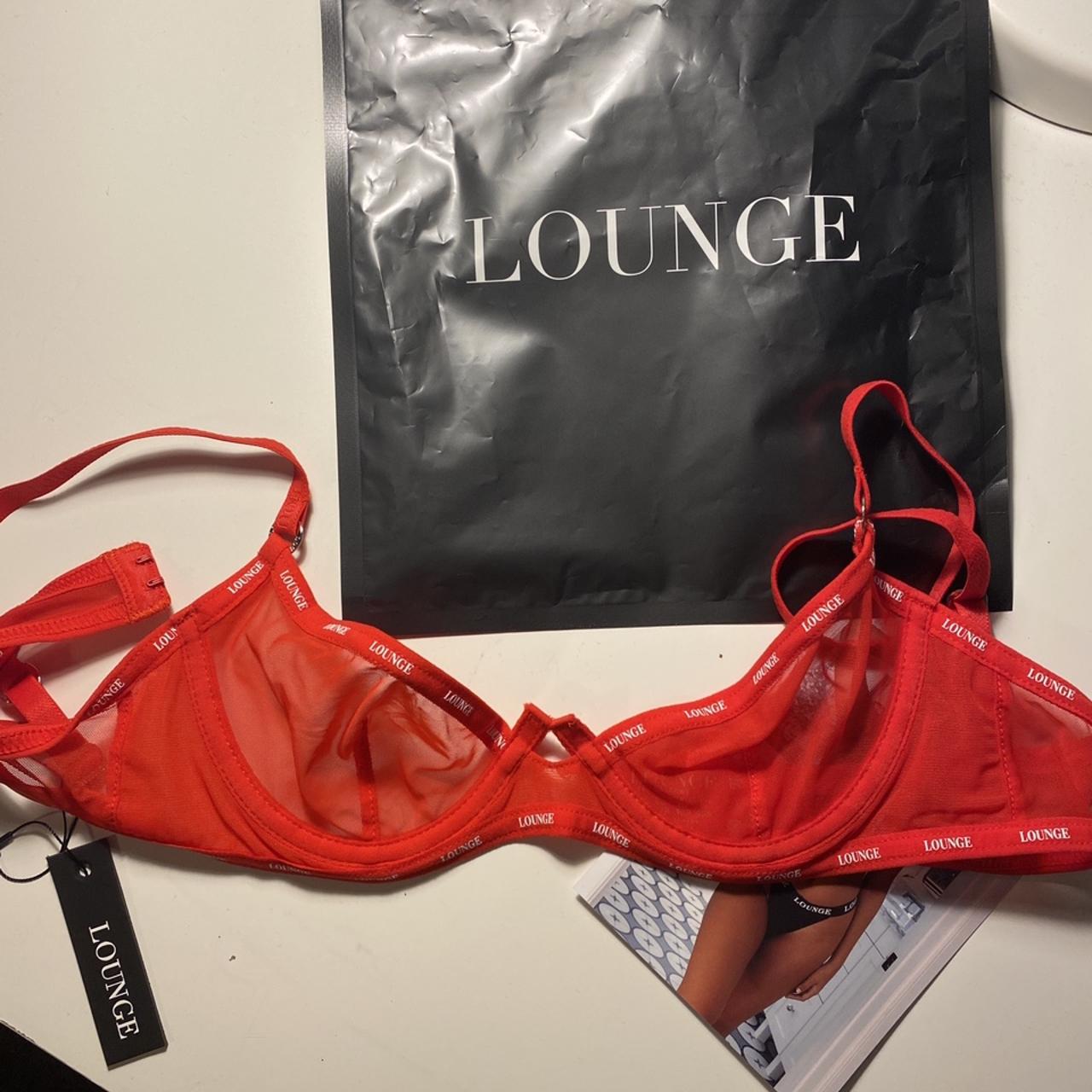 LOUNGE BRA AND THONG SET. Both size small. Original - Depop